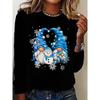 Футболка с 3D-принтом, летний и весенний топ с коротким рукавом и круглым вырезом, повседневная женская одежда