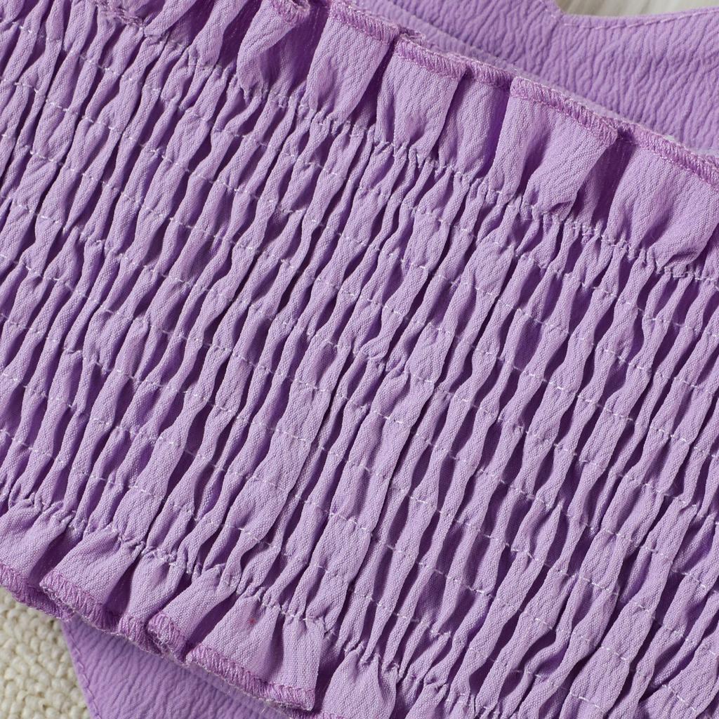 Детские летние платья для девочек 2-6 лет, новый топ с рукавами-крылышками и бантом + юбка, костюм, индивидуальная одежда