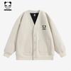 Plush Heavyweight Waffle V-Neck Cardigan Jacket