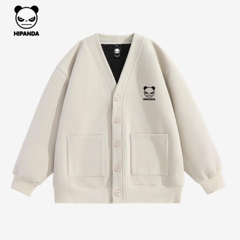 Plush Heavyweight Waffle V-Neck Cardigan Jacket