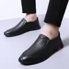 Новые высококачественные мужские туфли, роскошные мужские мокасины, новые мужские туфли без застежек, деловые туфли из натуральной кожи, универсальные мужские туфли на плоской подошве для ходьбы