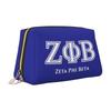 Zeta Phi Beta 1920 Принт Кожаная косметичка Женская Большая дорожная косметичка Сумка для туалетных принадлежностей Портативная сумка для хранения Подарки