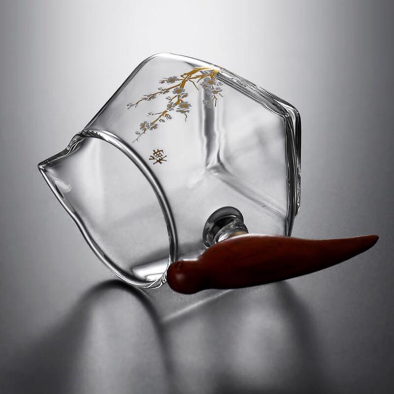 Шанци Боросиликатный Стеклянный Чайник для Чаепития с Деревянной Ручкой