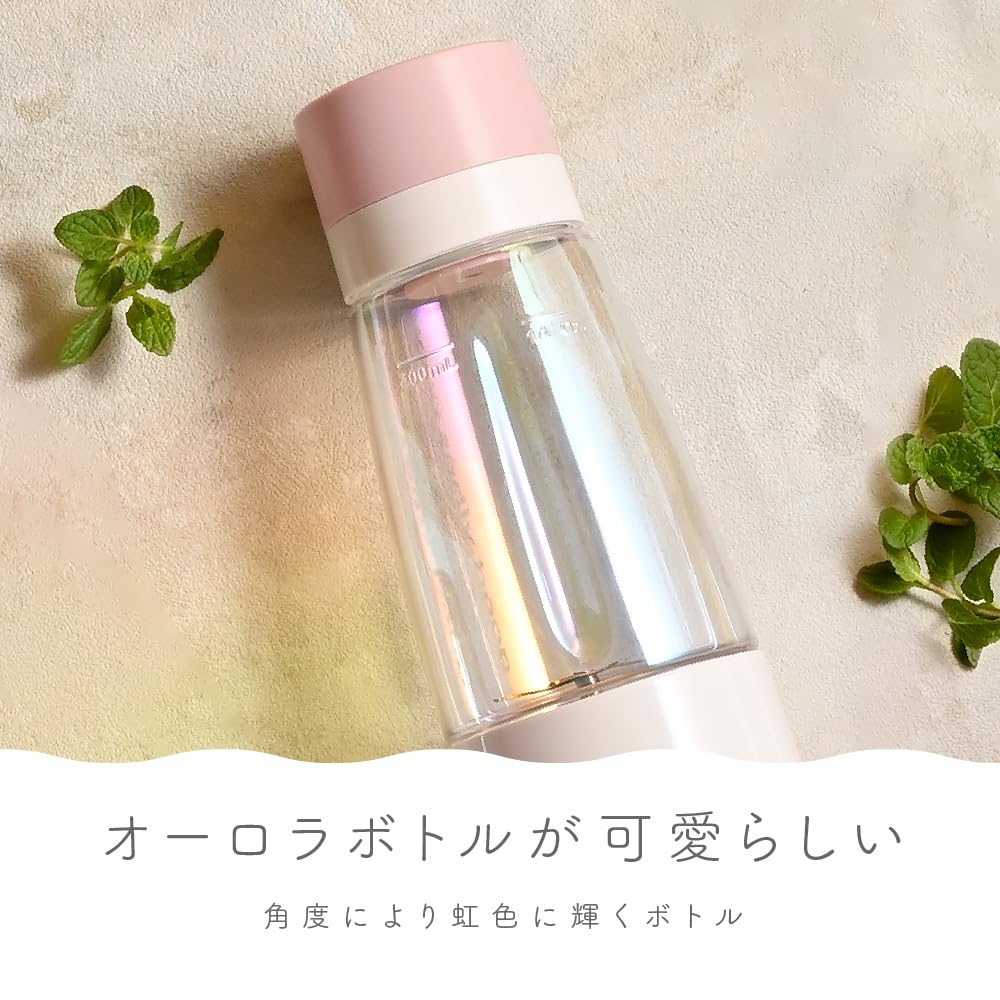 Denkyosha macaful Mobile Vacuum Blender Rechargeable Portable Aurora Bottle Vacuum Bottle Juicer Smoothie USB Charging MJB-400P-PK