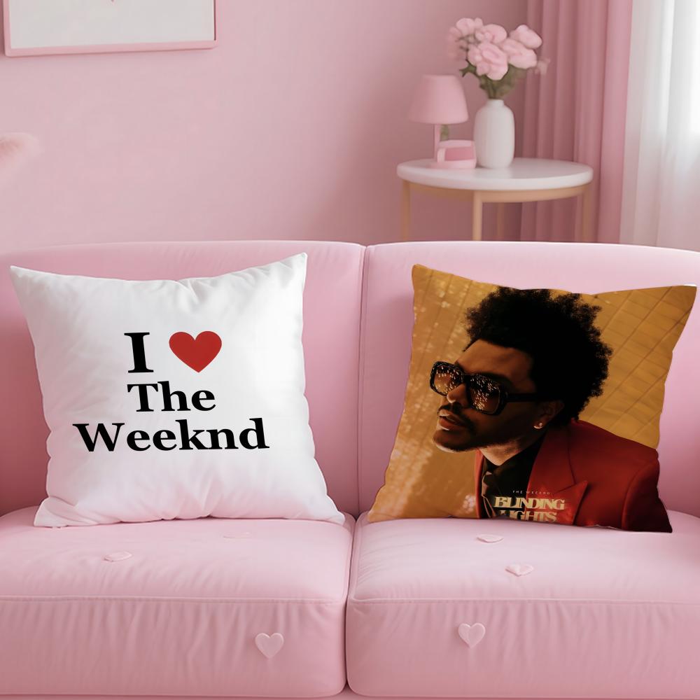 Популярный певец The Weeknd Наволочка Мягкая Легко стирающаяся Чехол для подушки Универсальный для Дивана Кровати Путешествий и Офиса