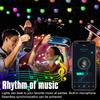 Умные светодиодные гирлянды Уличные светодиодные водонепроницаемые ленты RGB Музыкальная синхронизация Пульт дистанционного управления и;Веревочные фонари с управлением через приложение для дома