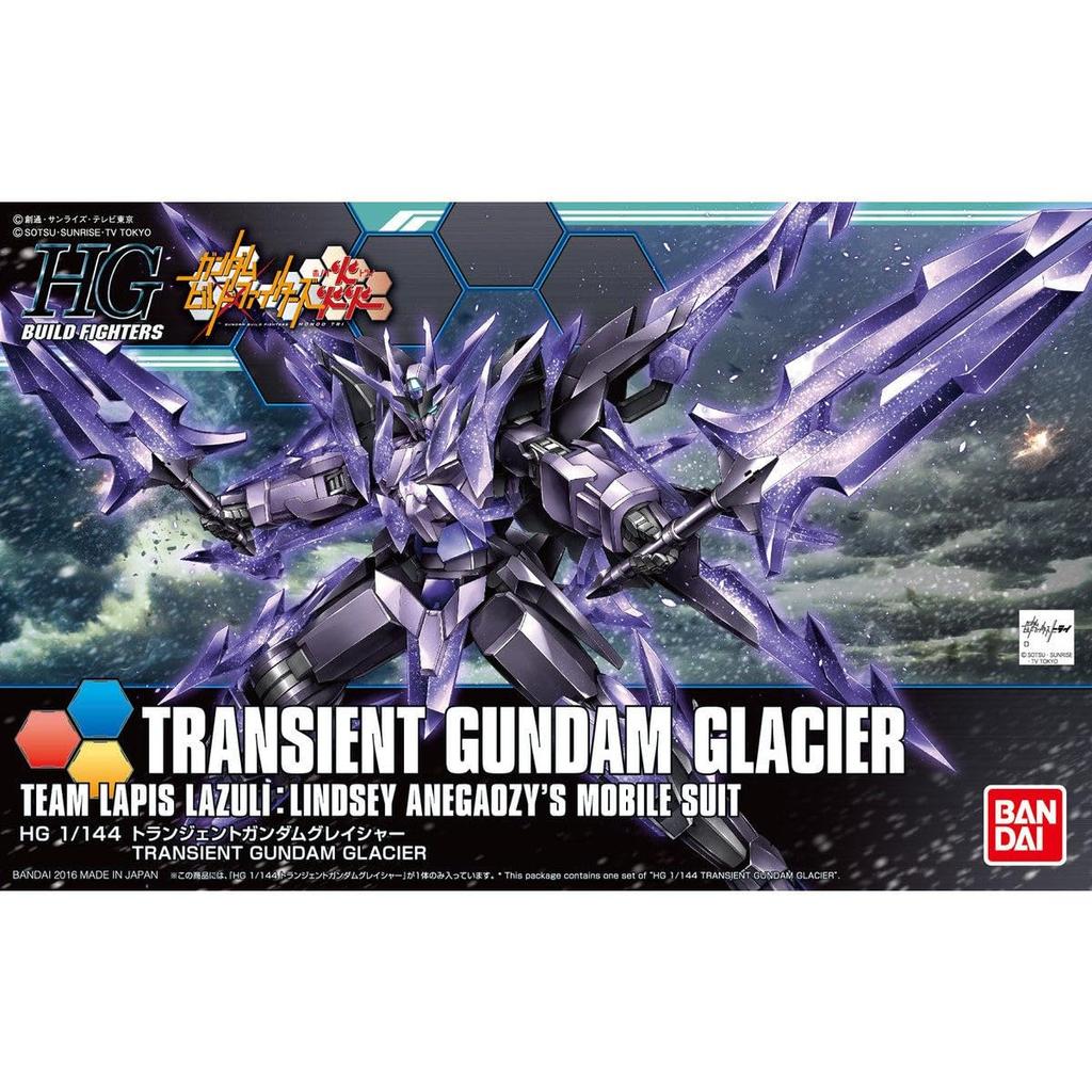 Пластиковая модель HGBF Gundam Build Fighters Flame Try Transient Gundam Glacier в масштабе 1/144 с цветовой кодировкой