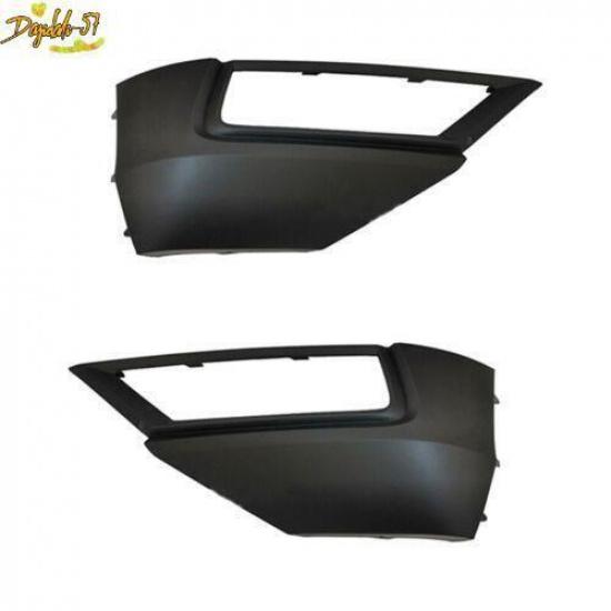 Pair For VW Tiguan 2018   Fog Lamp Light Grille Cover Trim Decor