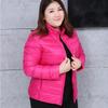 Women Autumn Winter Warm White Duck Down Coat Plus Size Lightweight Slim Short Thin Down Jacket