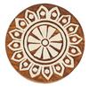 IBA Indianbeautifulart Textile Printing Block Mandala Hand Carved Wooden Stamp Wood Block Printing Textile Stamp For Fabric   Pottery Blocks- 2.5