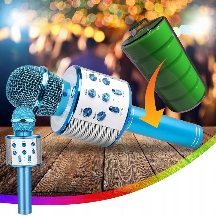 Mikrofon Bezprzewodowy Karaoke Głośnik Bluetooth Prezent Dla Dzieci