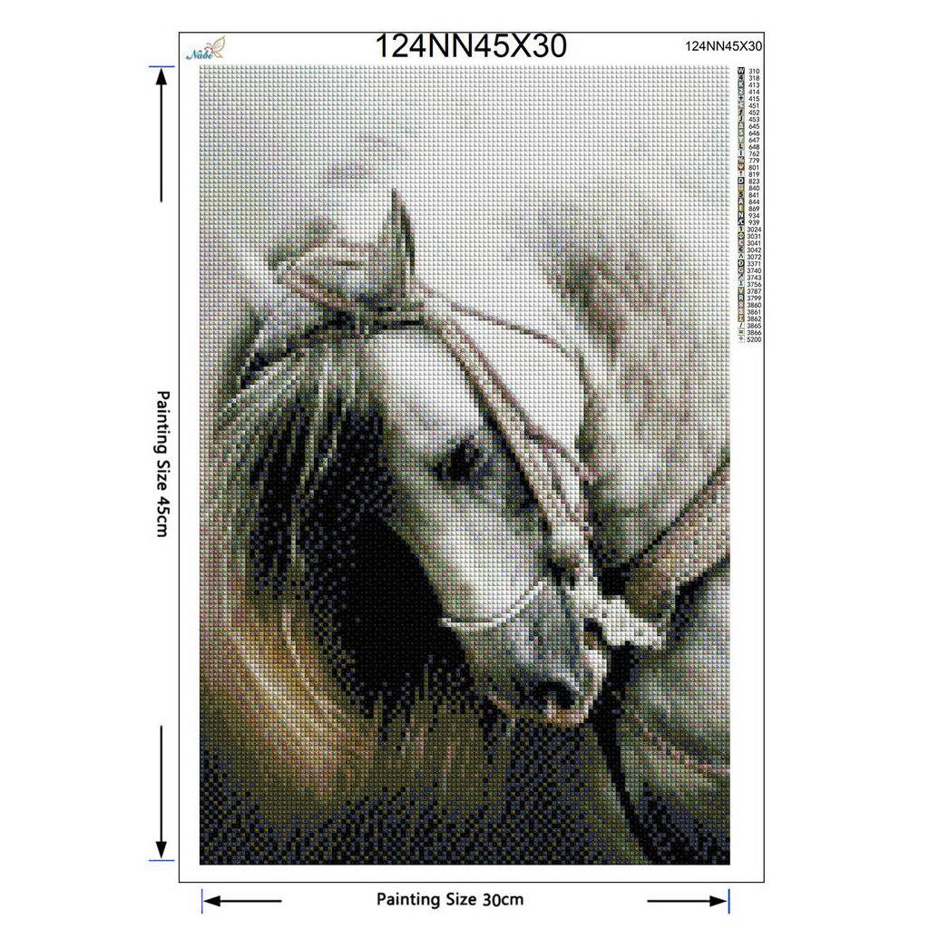 Diamond Embroidery 5D Horse Series Full Round Cross Stitch Picture of Rhinestones for Home Decor