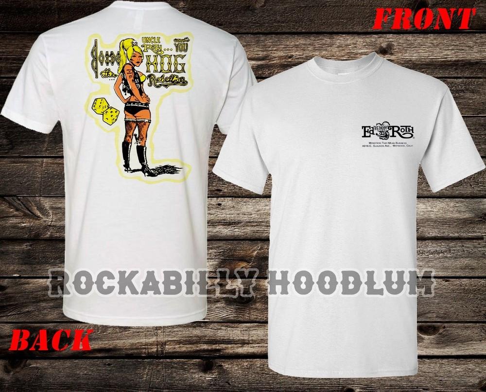 Retro Chopper Tee T Shirt Ed Big Daddy Roth Studios 60's Join Hog Rebellion