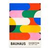 Abstract Bauhaus Orange Yellow Geometry Poster Prints Bauhaus Ausstellung Canvas Painting Wall Art Picture for Home Decoration