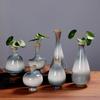 Modern Minimalism Ceramic Vase Home Accessories a Flambe Vase Ceramic Handicrafts Green Plant Hydroponic Flower Apparatus