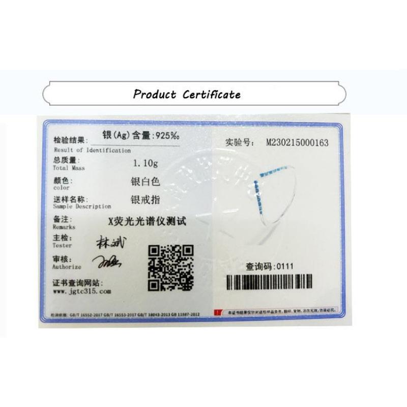 Классический вырез с круглым сапфировым отверстием, регулируемая пара, серебряное кольцо S925 для женщин, 100% оригинальное стерлинговое серебро, подарок на годовщину, ювелирные изделия