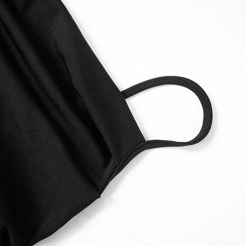 YYFS Женская мода повседневная летняя весна однотонная без рукавов с принтом на подтяжках блузки и рубашки