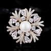 Exquisite Snowflake Brooch, High-end Women's Luxurious and Elegant Pearl Brooch, High-end Design Sense Brooch