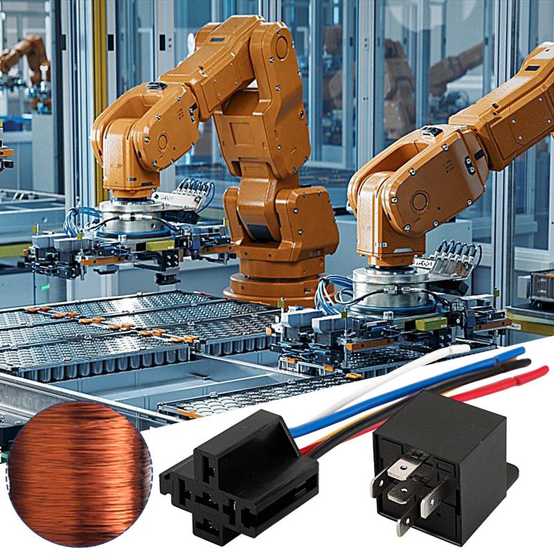 Автомобильное реле Водонепроницаемое Преобразование Запуск Реле постоянного тока 40 Ампер Водонепроницаемый Комплект жгута реле Для автомобилей Бытовая техника