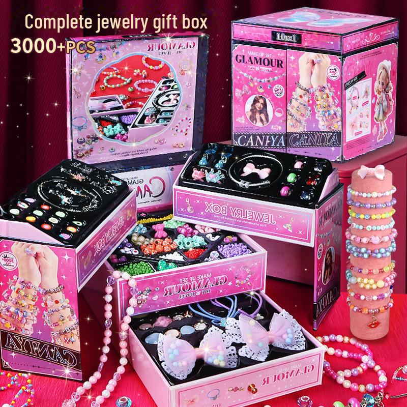 «Креативный набор украшений из бисера и аксессуаров для волос для девочек»