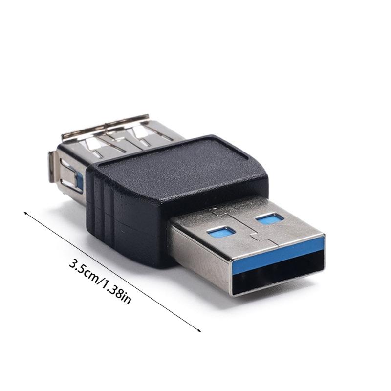 USB3.0 Female To USB3.0 Male Adapter 5Gbps Fast Data Transfer Power Adapter for Laptops Mobile Phones Tablets Mouse