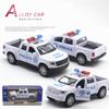 Мини-полицейская машина Ford в масштабе 1/32, Мини-полицейская машина Toyota, модель автомобиля с откатным механизмом Мини-полицейская машина, литая под давлением модель автомобиля, литая под давлением игрушечная машина