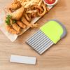 Слайсер для картофеля Удобная ручка Экономия труда Нержавеющая сталь Острый Кухонный Волнистый Нож для картофеля для кухни