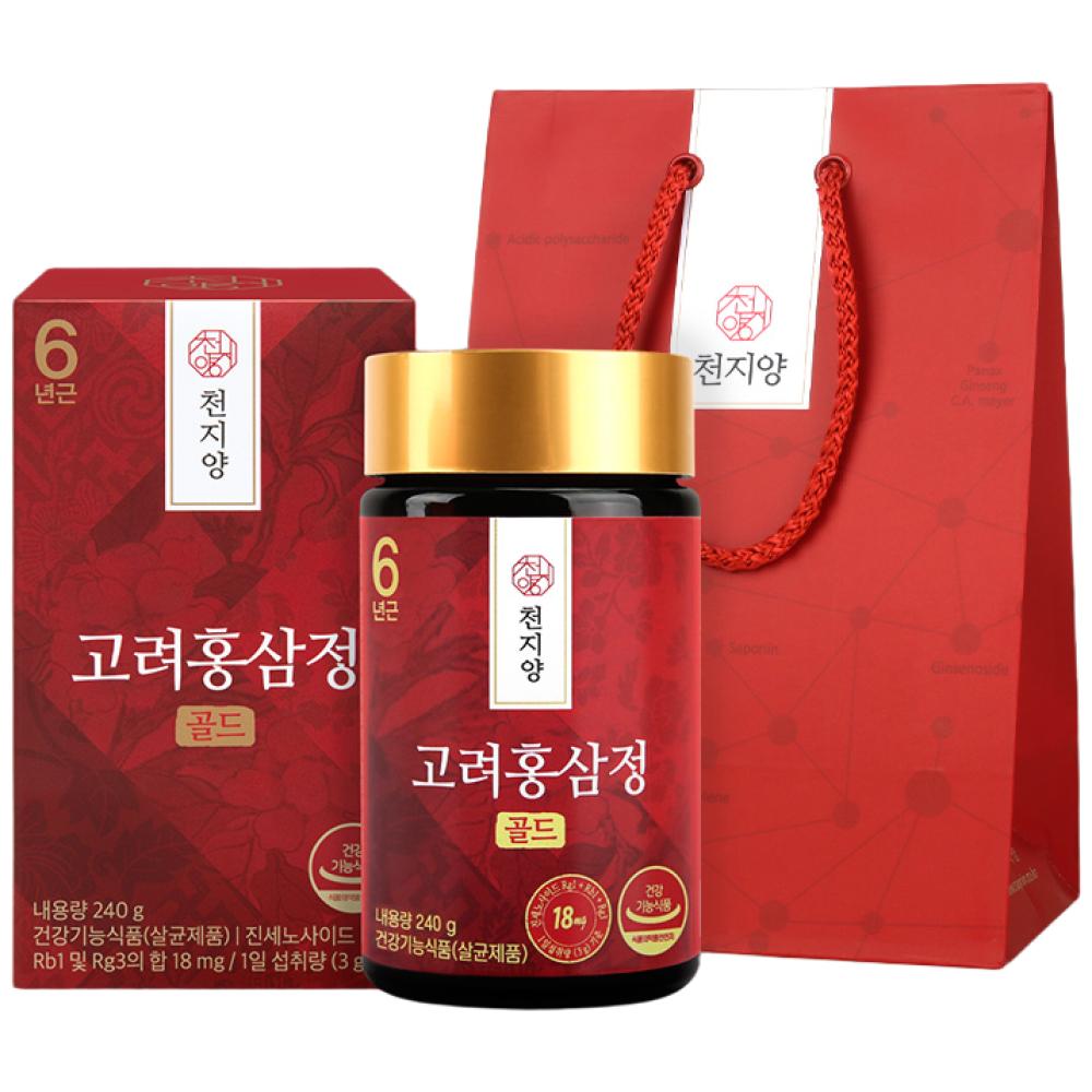 Cheonjiyang Goryeo Red Ginseng Extract Gold 240g 1 pcs