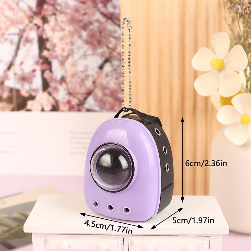For 17cm Labubu Outfits 1:12 Doll House Simulation Mini Pet Cat Space Backpack Scene Ornament Dolls Accessories DIY Doll Toys