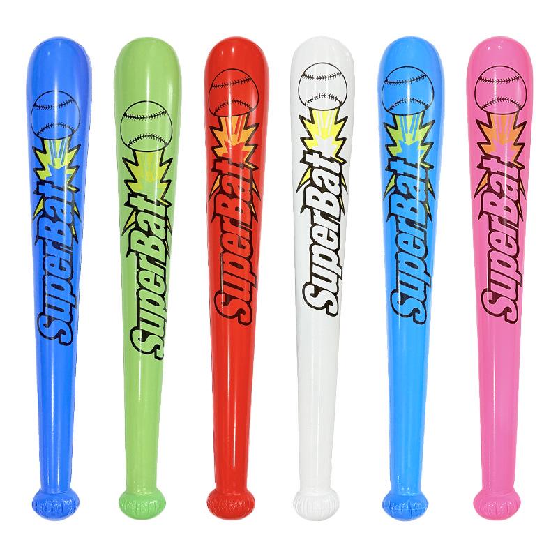 Colorful Inflatable Baseball Bat Toy - Perfect for Kids' Sports and Cheer Events