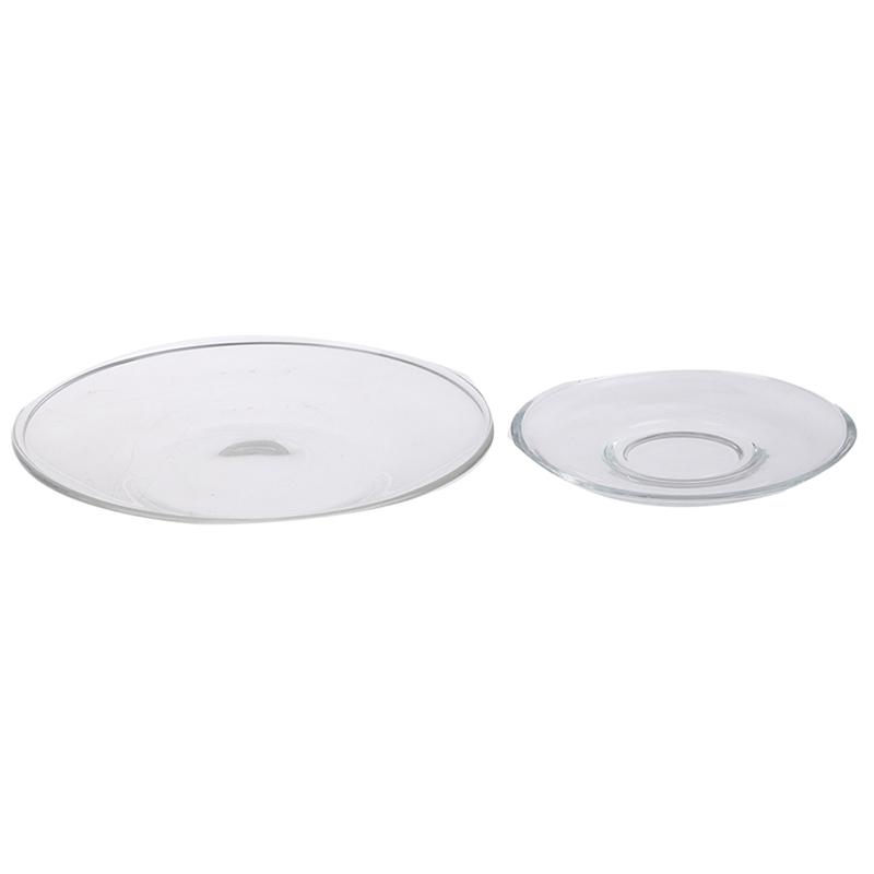 Виды термостойких прозрачных стеклянных блюдцев для чашек для чая, кофе, чашек, кружки