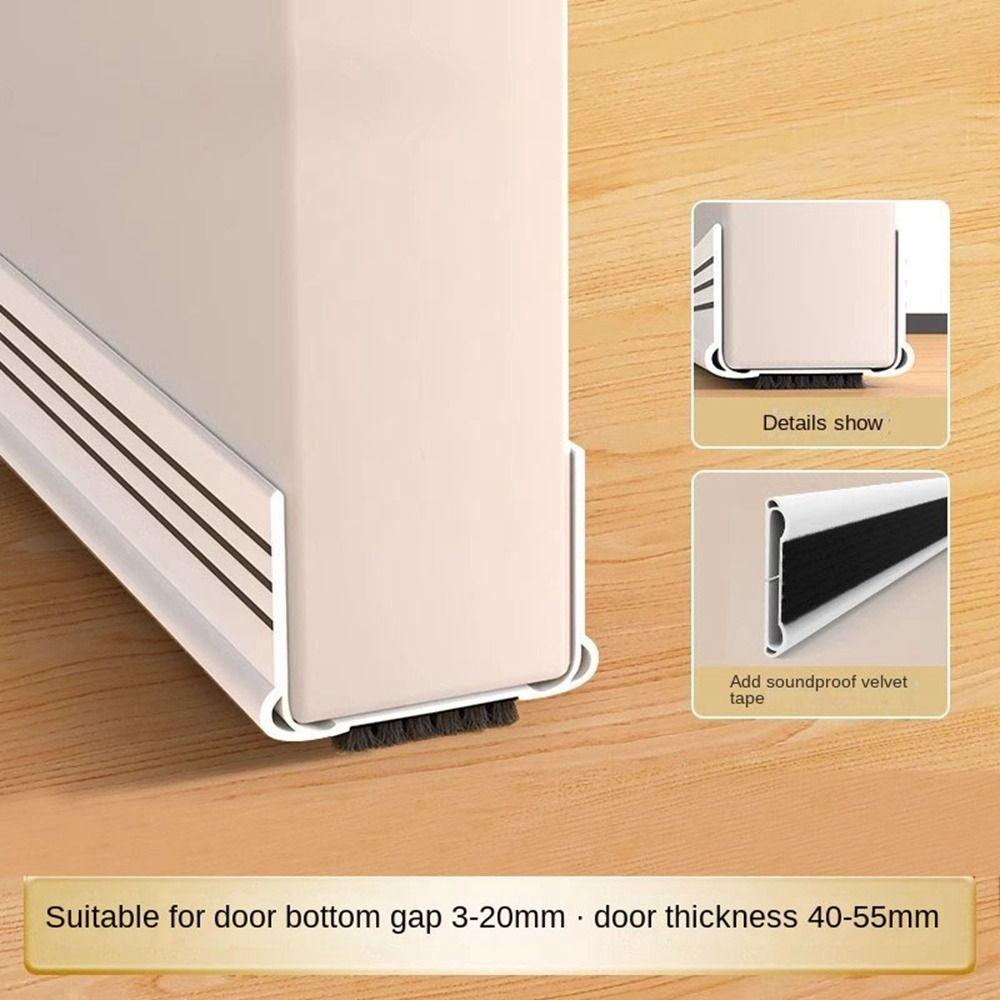 New PVC Door Seal Strip Anti Collision Flexible Door Draft Stopper Self Adhesive Windproof Weatherstrip Window