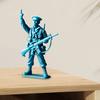 Green Armyman Figurine Middle Finger Soldier Miniature Military Toy Blue Navy Man Figures for Home Office Desktop Decor Military Themed Party Favors