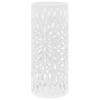 VidaXL Umbrella Stand Leaves Steel White