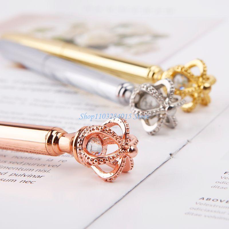 R6FF Metal Ballpoint Pen Business Signing Pen Twist Action Smooth to Write for Office School Hotel Reception