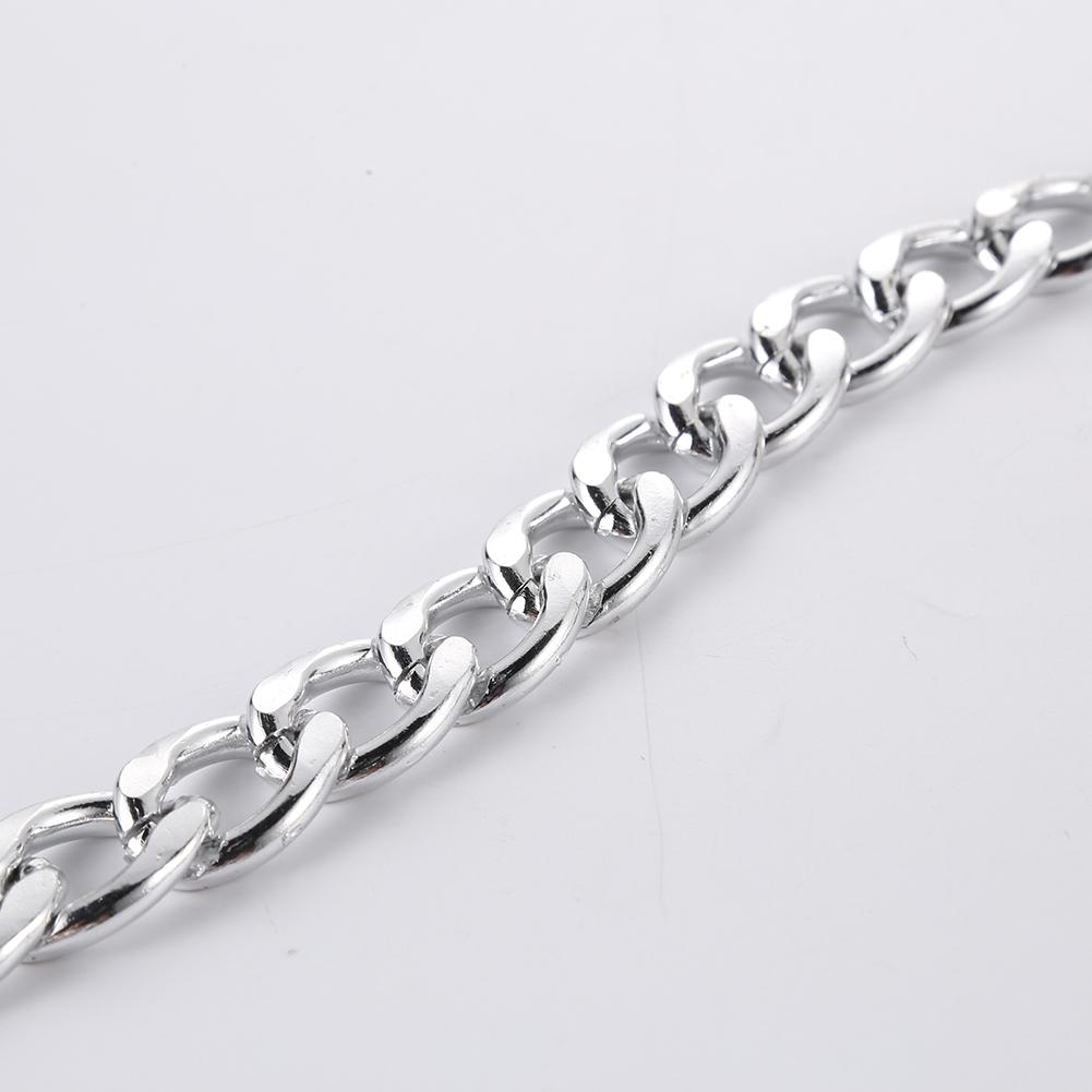 40 см панк-металлическая толстая цепочка для сумки через плечо с ручками для сумки своими руками (Серебряный) ?