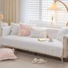 Универсальная хлопковая однотонная диванная подушка на все времена года в корейском стиле, пасторальная, свежая, с оборками, нескользящая диванная подушка, полотенце, полное покрытие