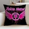 Rock TTokio HotelS Cushion Cover Breathable and skinfriendly linen pillowcase square removable and washable cushion