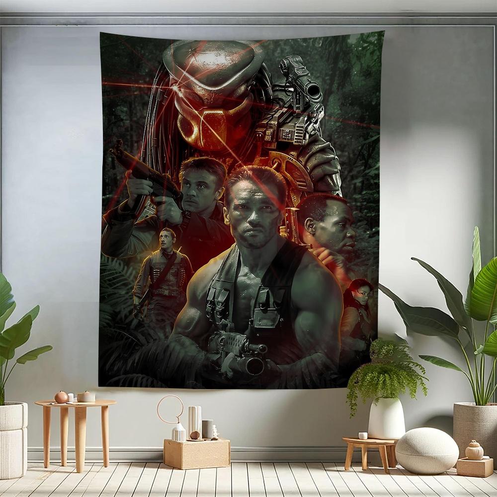 The Predator Cartoon Tapestry Home Decoration hippie bohemian decoration divination Home Decor