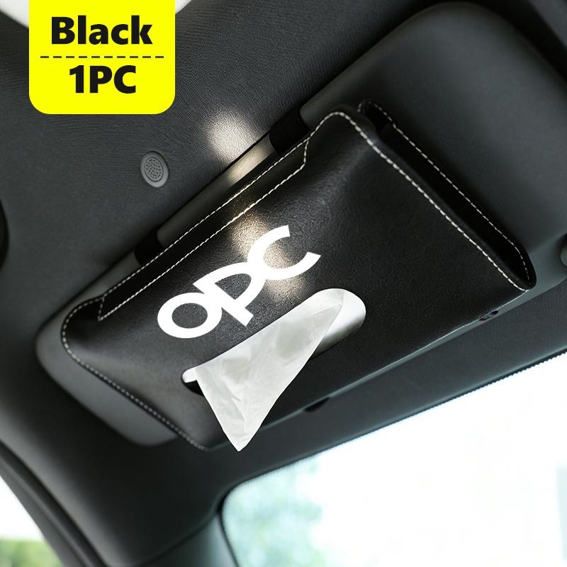Car Tissue Box Seat Back Sunshade Hanging Tissue-Bag Buckle Strap For Opel Insignia Corsa Zafira Mokka Grandland MOVANO Ampera KC5