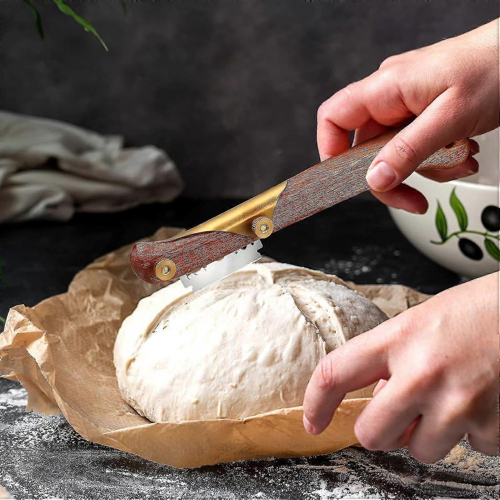 Dough Slicer Hand Crafted Bread Lame Bakers Tool for Scoring Sourdough Bread - q37 - Pengj