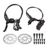 MEROCA M4 MTB Oil Pressure Disc Brakes Kit MT420 Front Rear Calipers 4 Piston with 1 Pair 160mm