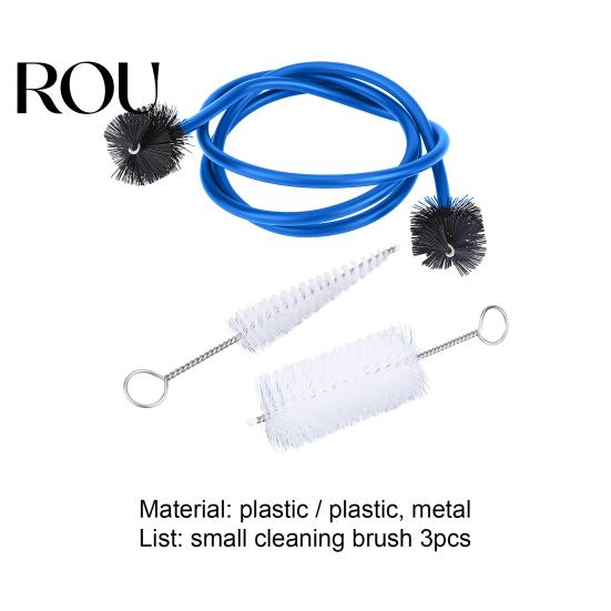 Corrosion Resistant 1 Set Trumpet Maintenance Kit Bendable Grasp Comfortably Accessory Snake Brush Mouthpiece Cornet Cleaning for Fine Workmanship