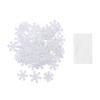 1 Set 50pcs Luminous Snowflake Wall Stickers Kids Room Christmas New Year Home Decor