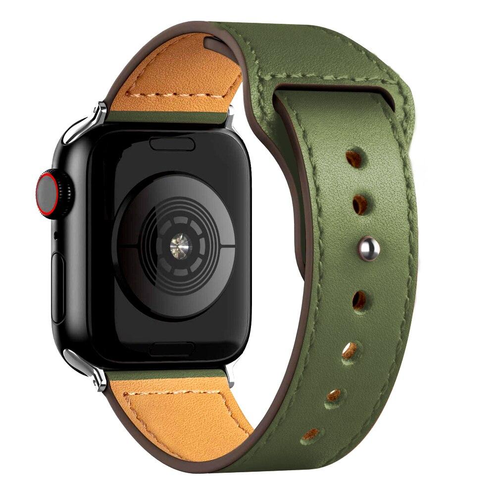 Кожаный ремешок для Apple, ремешок для часов 44 мм, 45 мм, 41 мм, 40 мм, 42 мм, 38 мм, аксессуар, браслет Correa, браслет iWatch series 3, 4, 5, 6 SE 7