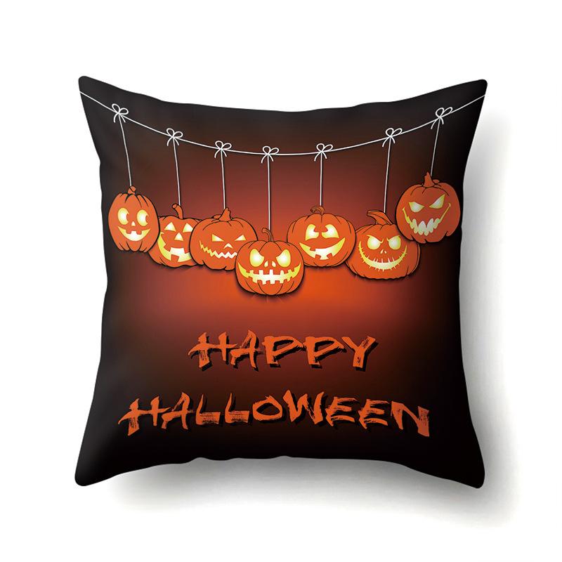 Хэллоуин Наволочка Подушка для поясницы автомобиля Тыква Чехол для диванной подушки Офис Дом Гостиная Наволочка