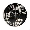 Акриловые настенные часы с рисунком карты мира, механизм, бесшумный, без тиканья, украшение для дома и столовой
