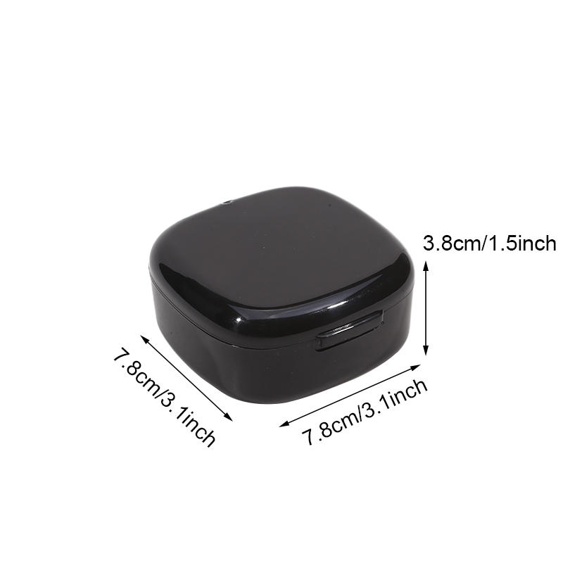 Водонепроницаемый футляр для фиксаторов брекетов и зубных протезов - портативный стоматологический футляр с антибактериальной подкладкой для капп, элайнеров, средств по уходу за полостью рта