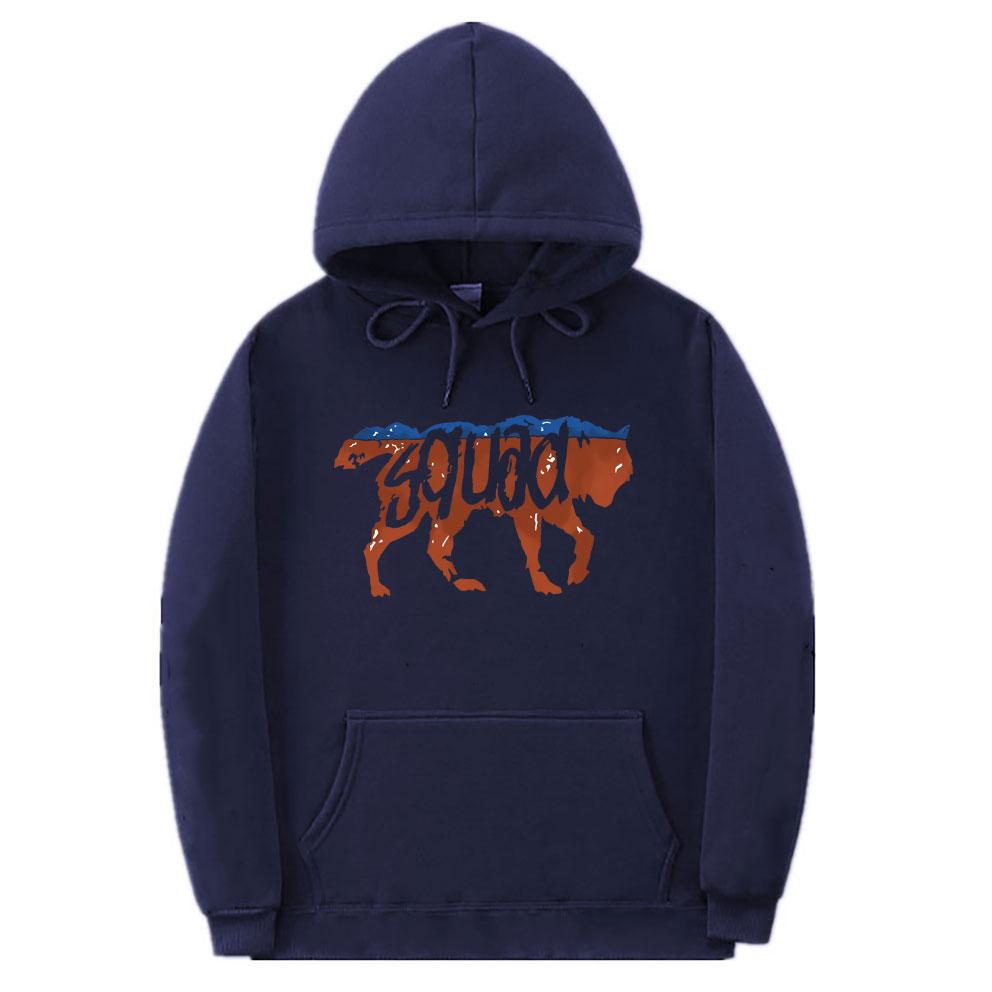 Classic Retro Wolf Squad Hoodie Awesome Wolf Student High School Wild Rad Life Is Strange Tank Squad Cool Teen Sweatshirt Men