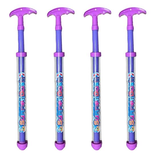 4Pcs Sparklers Water Toy Romantic Splash Toy with Sparkling Spray Pump-Action Porous Water Outlet Toy for Pool Parties Battles Proposals